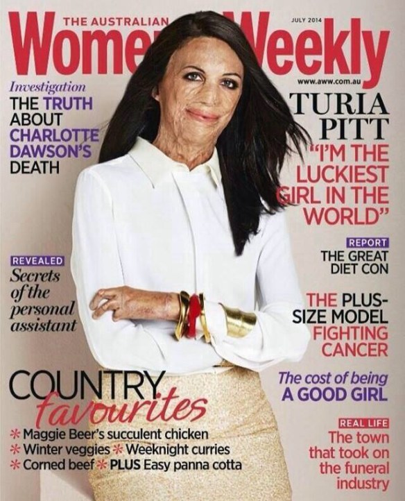 Turia Pitt makes the cover of The Australian Women's Weekly